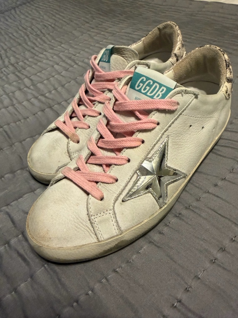Golden Goose superstar low top Sneakers with Pink Laces - Picture 5 of 6